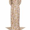 Clothing Markarian NYC | Evora Bow-Detailed Floral Brocade Strapless Gown