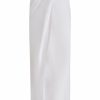 Clothing Markarian NYC | Audrey White Duchess Satin Draped Skirt