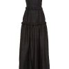 Clothing Markarian NYC | Arabella Black Silk Dupioni Gown