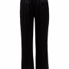 Clothing Markarian NYC | Gigi Black Silk Cropped Easy Pant