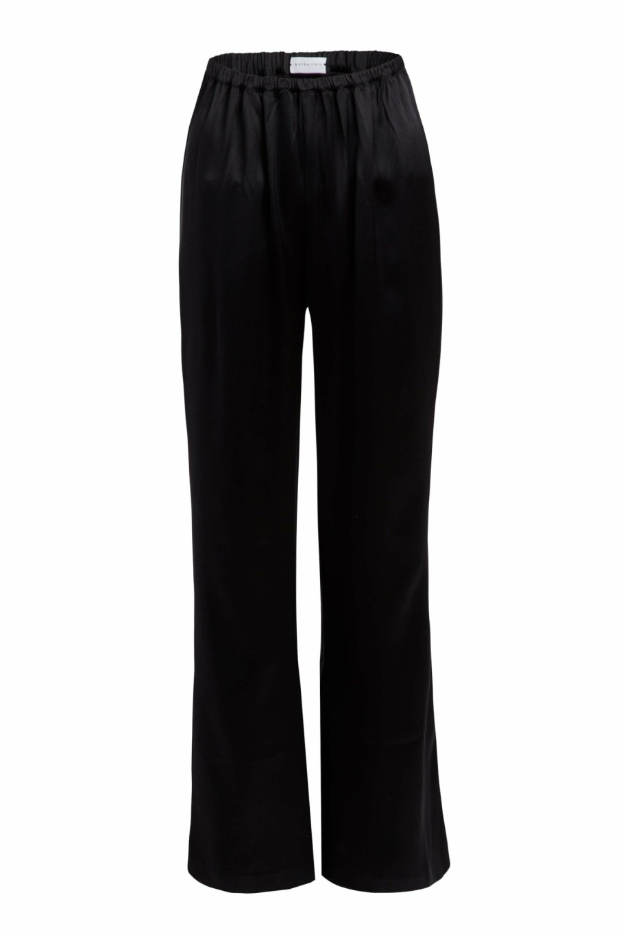 Clothing Markarian NYC | Gigi Black Silk Cropped Easy Pant