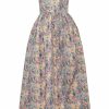 Clothing Markarian NYC | Ginger Sustainable Watercolor Floral Off-The-Shoulder Corset Dress