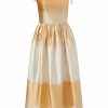 Clothing Markarian NYC | Apple Golden Ombre Dress With Tie Straps