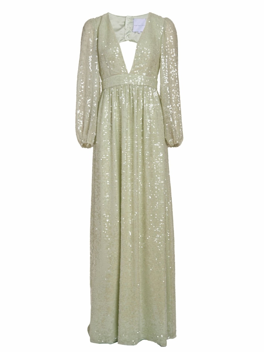 Clothing Markarian NYC | Dana Sage Sequin Gown