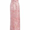 Clothing Markarian NYC | Rita Pink Butterfly Brocade Column Gown