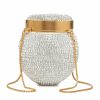 Accessories Markarian NYC | May Crystal And Gold Round Clutch