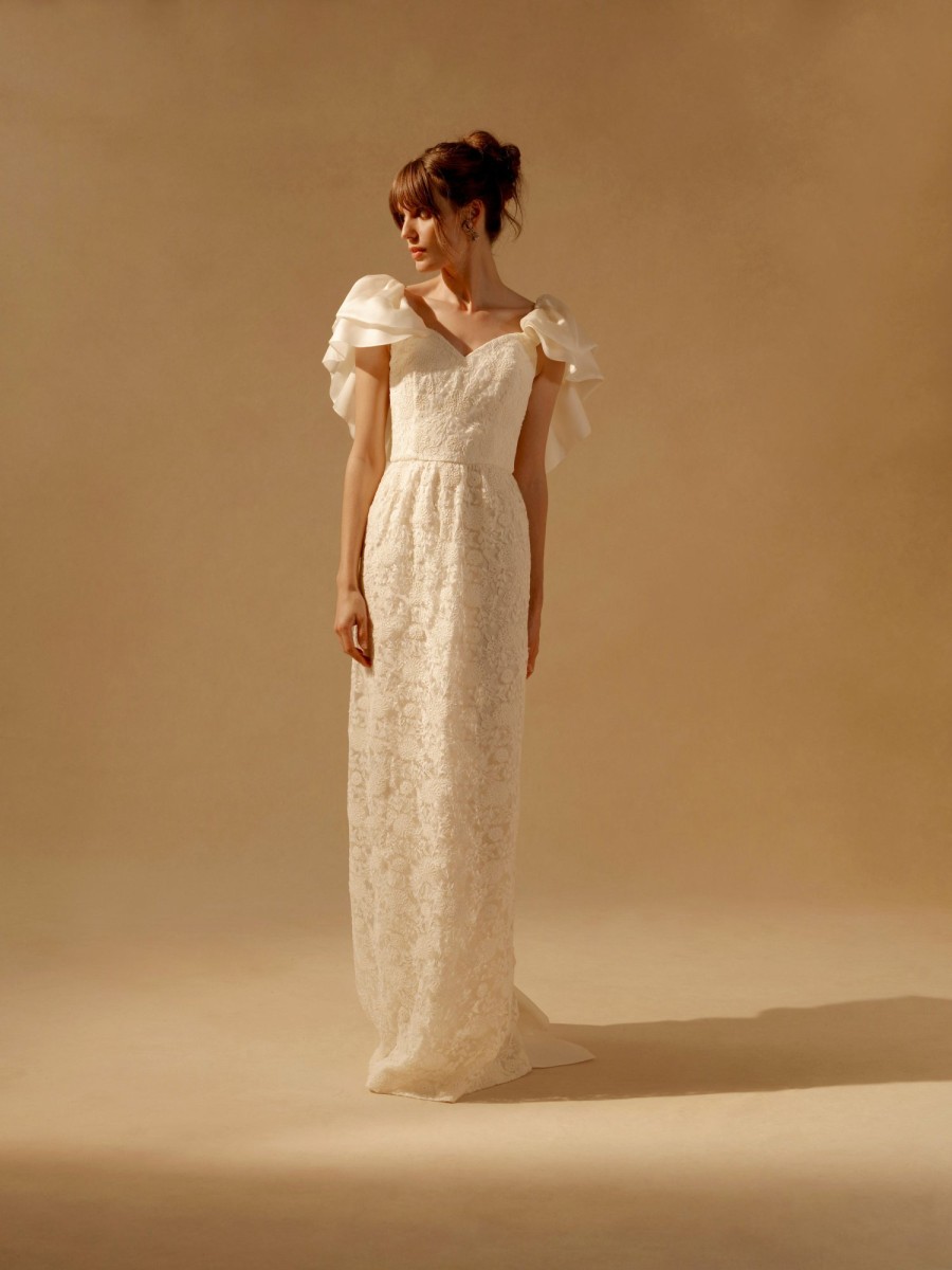 Bridal Markarian NYC | Roxie White Lace Gown