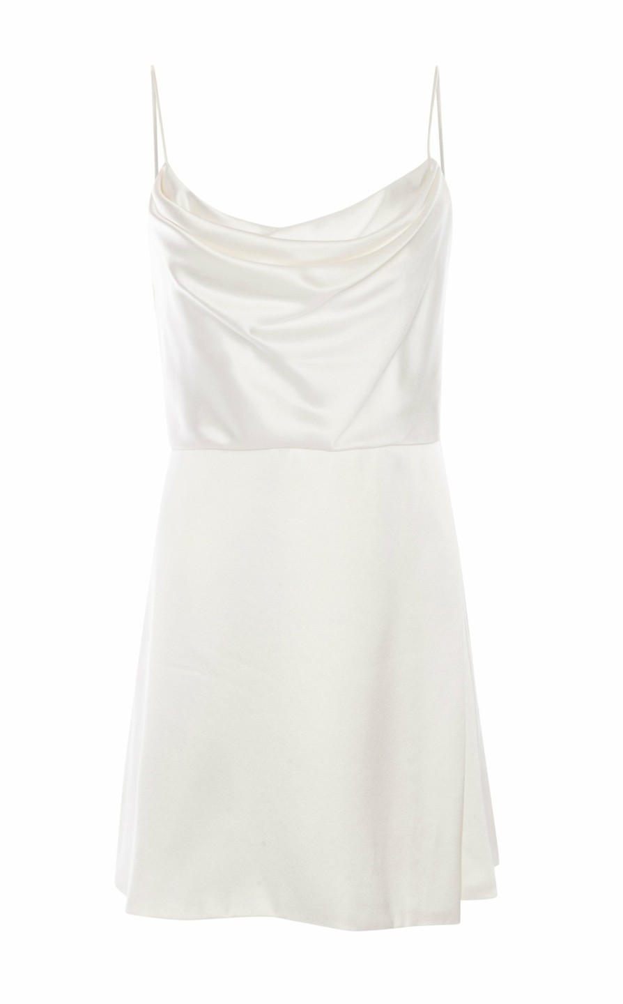 Bridal Markarian NYC | Gloria White Silk Mini Dress