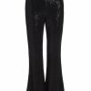 Clothing Markarian NYC | Jade Black Confetti Dot Flare Pant