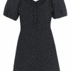 Clothing Markarian NYC | Esther Black Sequin Tweed Puff Sleeve Mini Dress