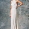 Bridal Markarian NYC | Juno White Floral Brocade Gown