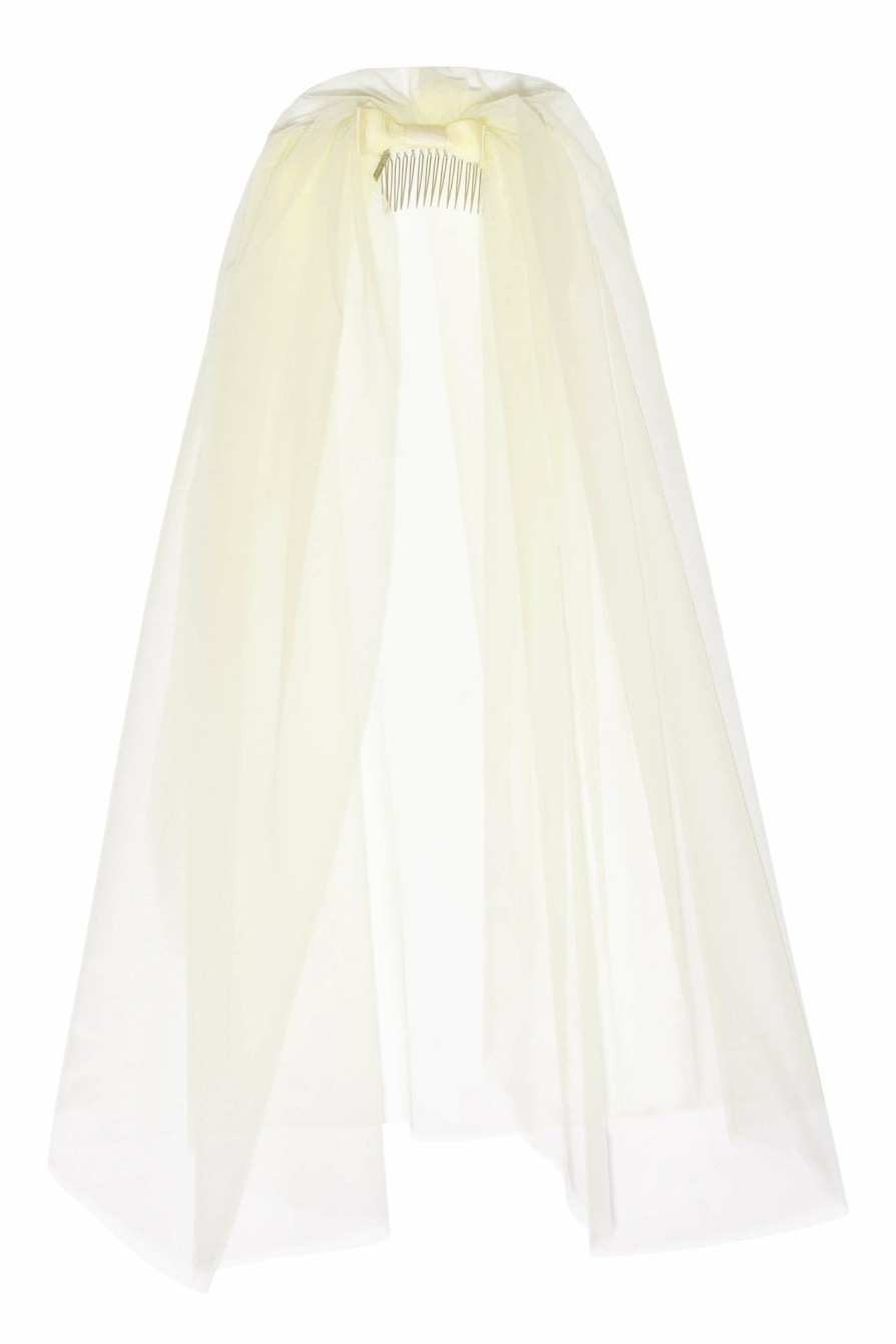 Bridal Markarian NYC | Calla Yellow Blusher Veil