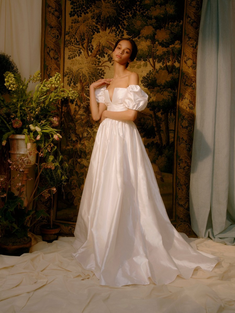 Bridal Markarian NYC | Yvetta Duchesse Satin Gown