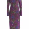 Clothing Markarian NYC | Jude Long Sleeve Midi Dress With Side Slit