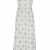 Clothing Markarian NYC | Serafina Blue Floral Corset Dress